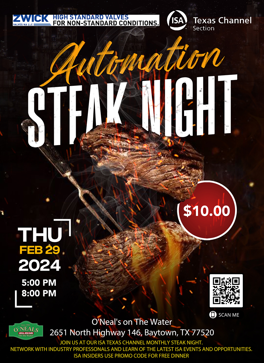 ISA Texas Steak Night